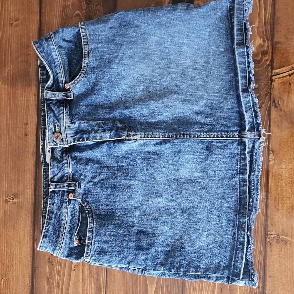 Old Navy Stretch Jean Skirt